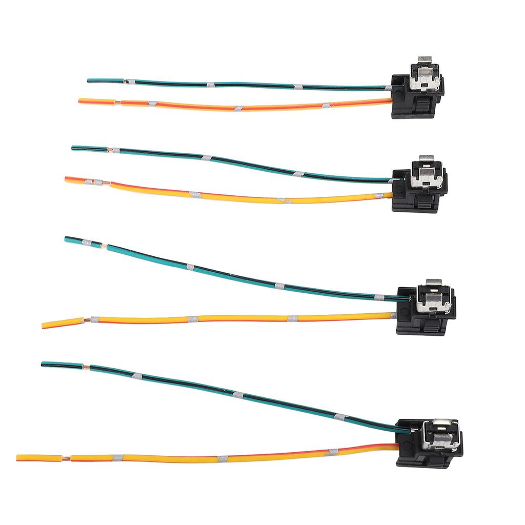 4 STÜCKE Scheinwerfer-Verkabelungsstecker DC12 bis 24V Scheinwerfer-Sockelkabelbaum für H1 Buchse