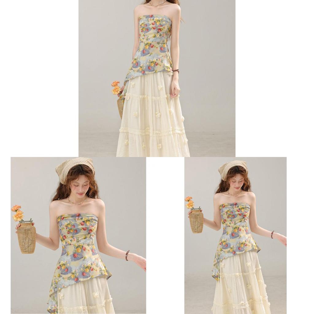Floral Print Sleeveless Crop Top With Twisted Waist For Summer Casual Wear