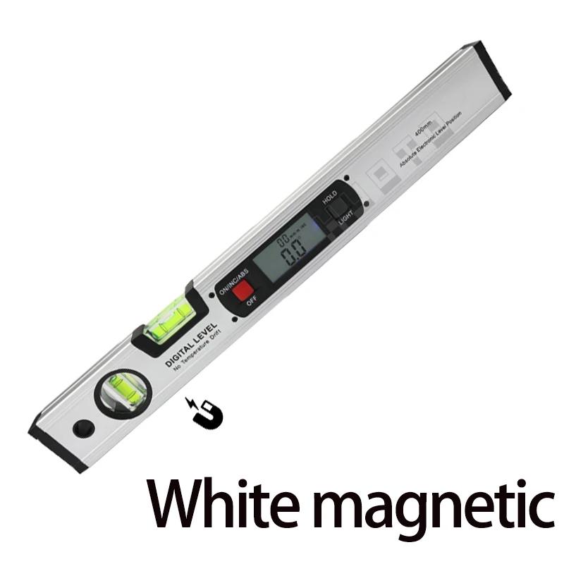 Magnetic Angle Meter Angle Ruler Digital Display Level Electronic Level Ruler Digital Display Slope Meter 400MM Aluminum Alloy