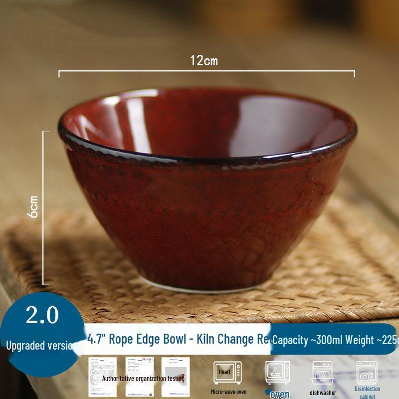 Retro Kiln-fired Straw Hat Underglaze Dinner Plate - Elegant Pasta Tableware, Perfect for High-end Western Restaurants.