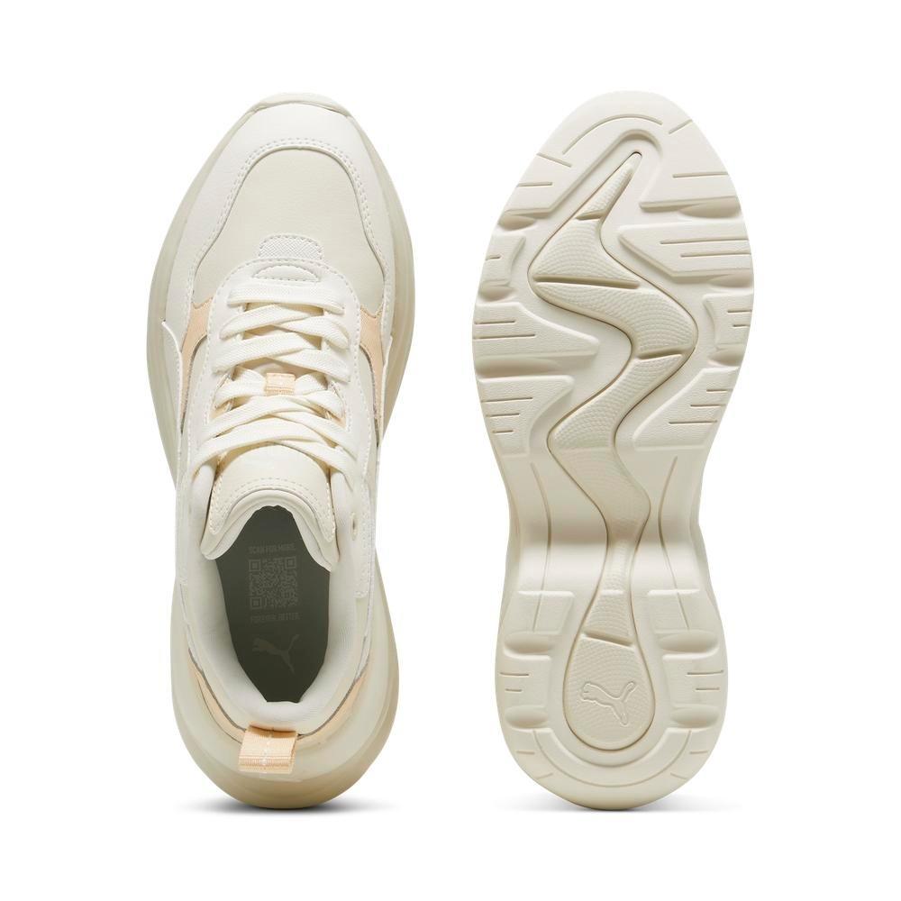 PUMA Cilia Wedge Abrasion Resistant Lightweight Low top Casual Shoes Women's Beige 393915-11