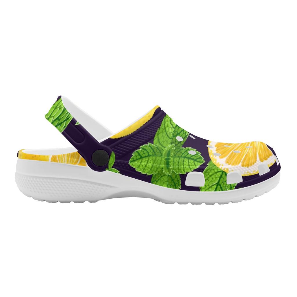 Cartoon Printed EVA Clogs Men Women Comfortable Breathable Slip On Summer Sandals Casual Shoes Soft Footwear Leisure Wear