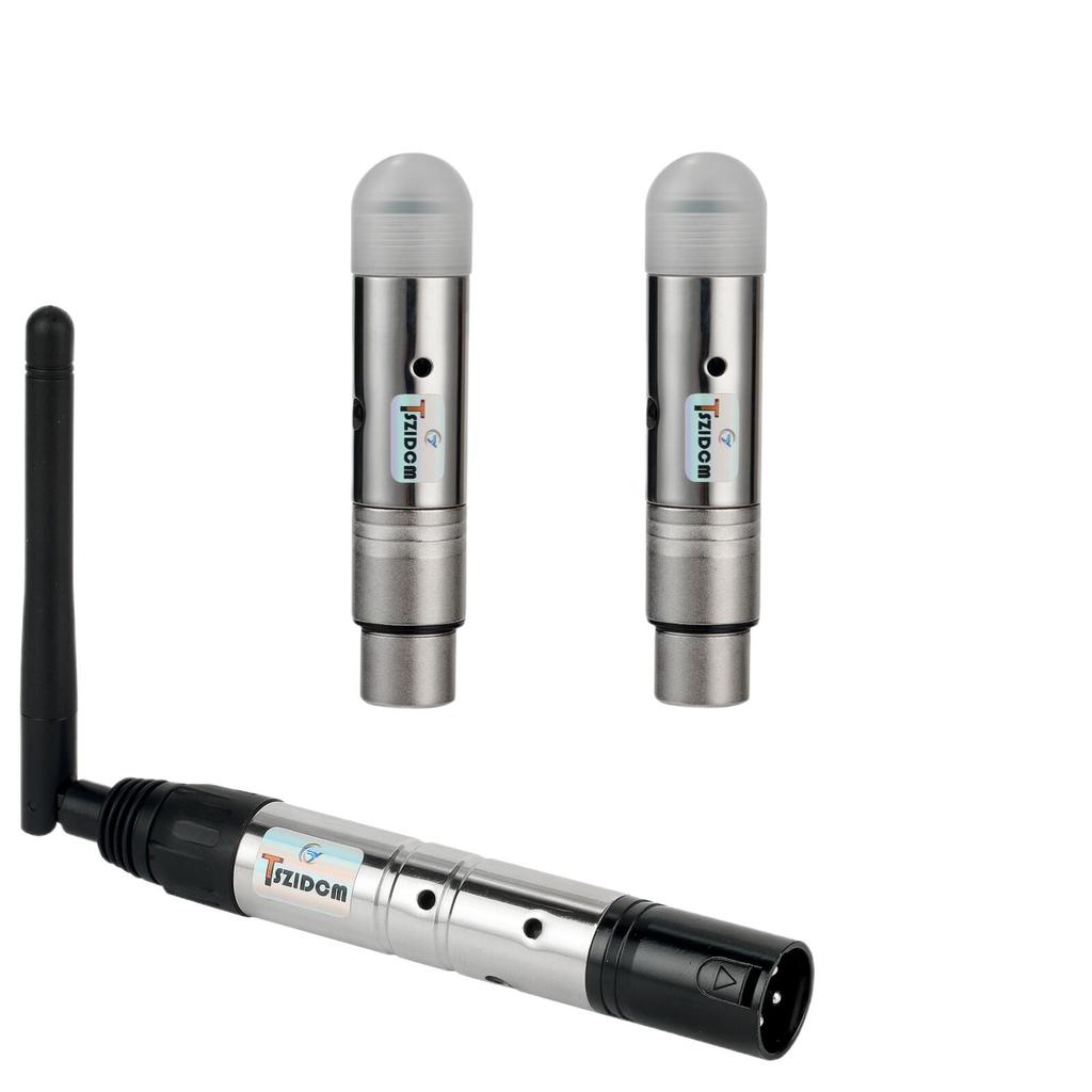 Wireless DMX 512 System 2.4G Wireless Female Receivers/Male Transmitter LED DMX512 DMX Dfi DJ Lighting dmx controller