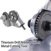 Titanium Drill Nibbler Sheet Metal Cutting Toolfor DIY Projects Home Repairs