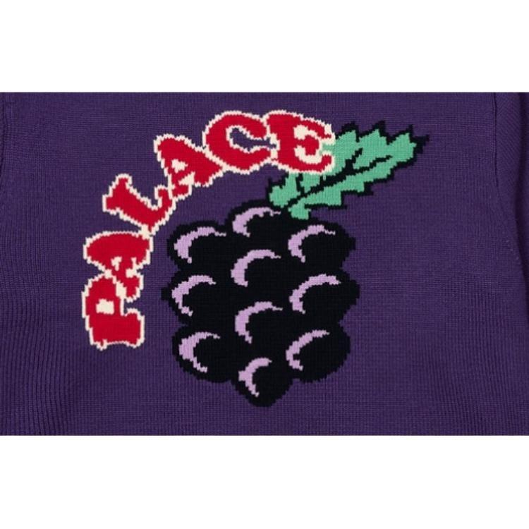 Palace FW24 Sweater Unisex Purple P27KW005