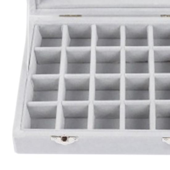 Holder Case Lightweight Portable Women Mirrow Compact Jewelry Holder Case for Brooch