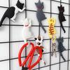 Magnetic Cartoon Cat Refrigerator Sticker Fridge Magnet Hanging Hook Tail Fridge Magnet Hook Door Home Decorations Souvenir