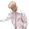 Men's High-End White Leather Motorcycle Jacket - American Retro Spring/Autumn Trend