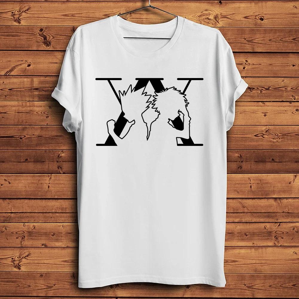 

Hunter X Hunter HXH Gon and Killua Funny Anime T Shirt Men Short Sleeve TShirt Unisex Daily Casual Breathable Streetwear Tee 4XL