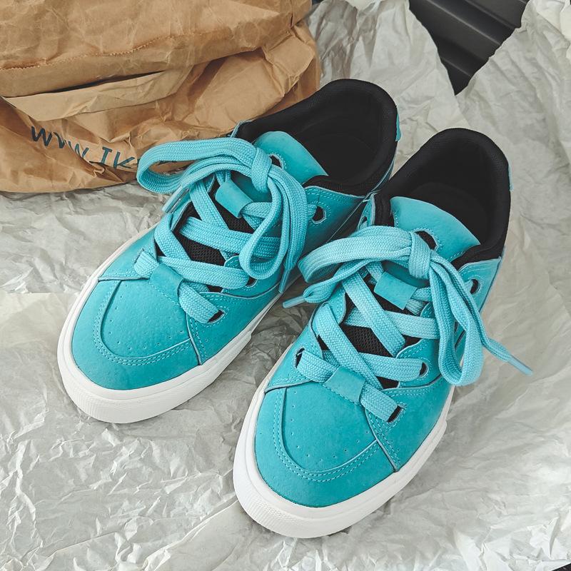 Spring new retro bread shoes flip fur couple board shoes breathable canvas shoes men's trend men's casual shoes