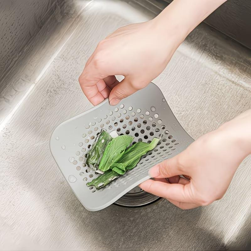 3/5/10/pcs Suction Cup Floor Drain Kitchen Sink Filter Strainer Bathroom Hair Anti-Blocking Floor Drain