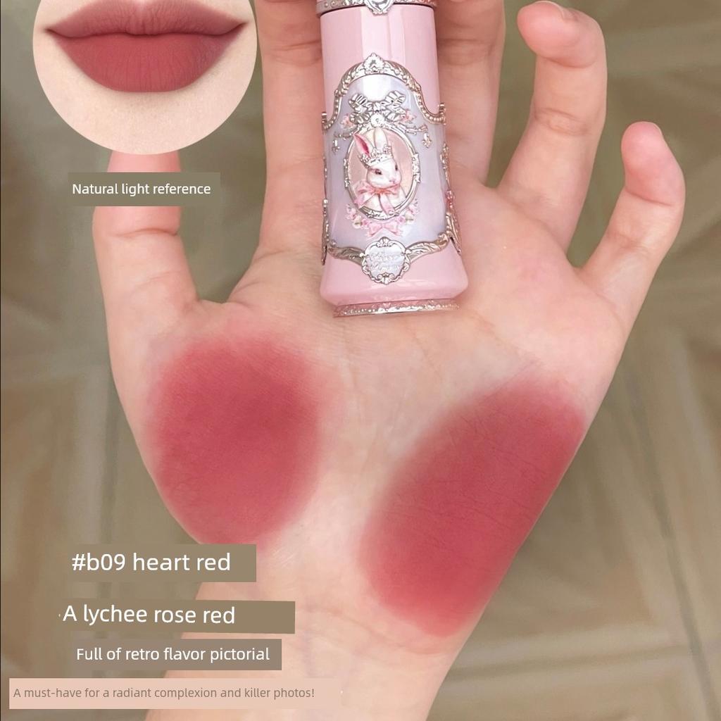 Flower Knows Bonnie Garden Cloud Lip Cream Soft Mist Matte Silky Lip Glaze Versatile Whitening Gift for Girls and Girlfriends Lipstick