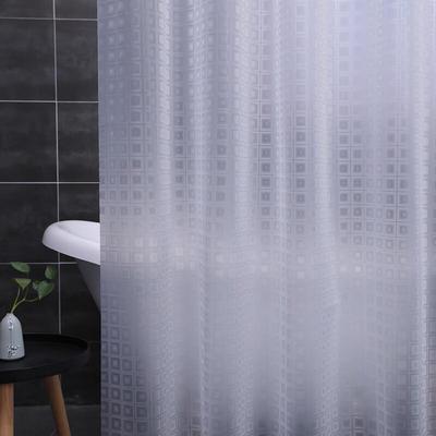 Punch-Free Waterproof EVA Shower Curtain