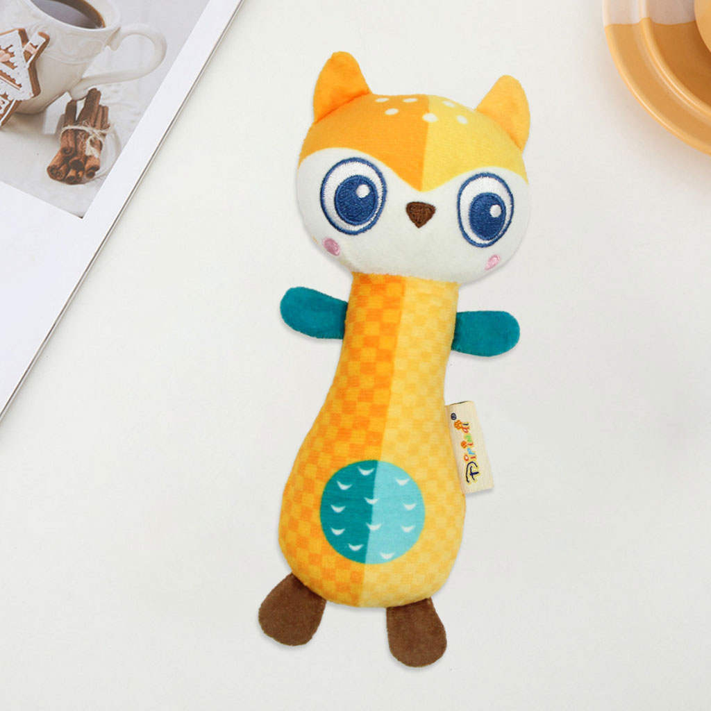 Cheap Baby Rattle Toys Handbells with Sound Developmental Toddlers