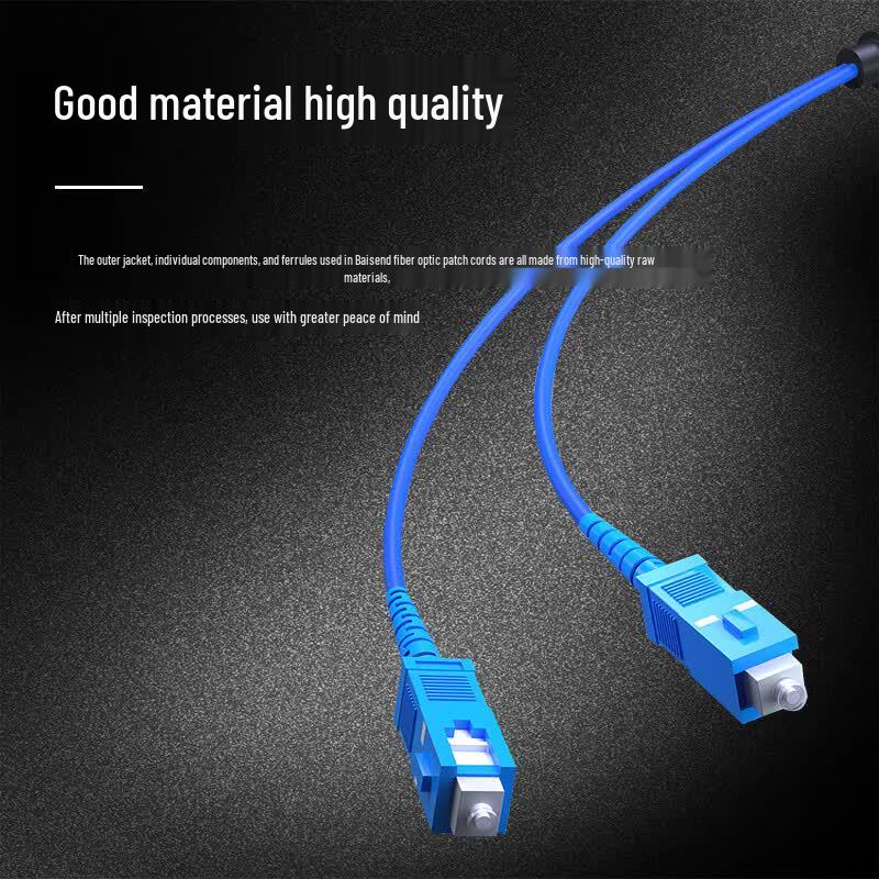 Baisende 8-Core Single-Mode Outdoor Armored Fiber Optic Cable
