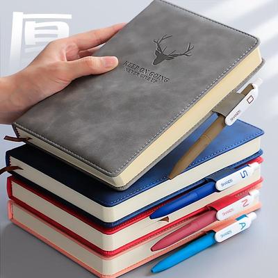 A5 Thickened Notebook for Office, College, & Meetings - Adult Diary & Label Style 2025