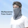 Sun Protection Guard Quick-Dry Fabric Ice Silk Face Guard with Breathable Mesh Cooling Fabric Extended Neck Gaiter Anti-UV Face Guard