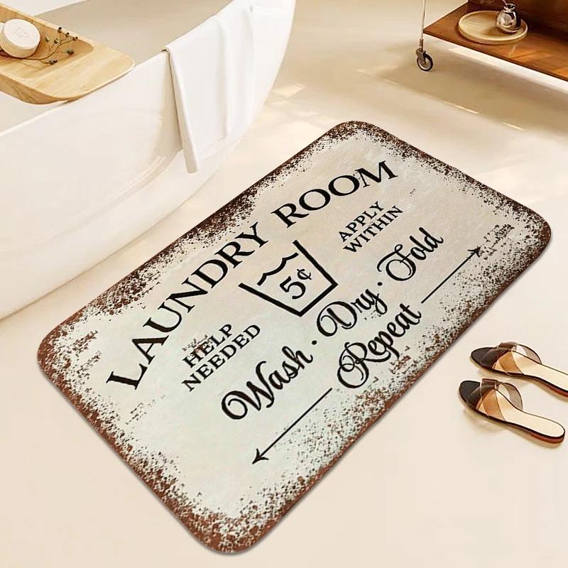 

Carpet Laundry Room Outdoor Entrance Doormat House Entrance Mat Anti Slip Home Decorations Custom Hallway Sleeping Room Rugs 40x60cm16x24in