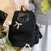 Spring and summer new Hello Kitty backpack large capacity cute fresh simple fashion bow women's bag commuting
