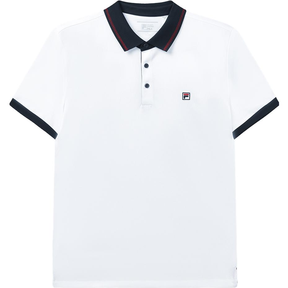 New FILA Polo Shirts Men's White F11M321199GWT
