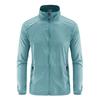 Chaqueta de Verano Ligera con Protección Solar para Hombre con Cuello Alto - Transpirable, Delgada, Abrigo de Piel para Deportes al Aire Libre
