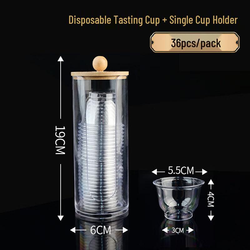 ZISIZ Disposable Plastic Tea Cups