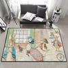 Cartoon P-Peter R-Rabbit Door Mat Welcome Non-slip Floor Mat Bedroom Kitchen Bath Balcony Hallway Rugs Home Decoration Carpet
