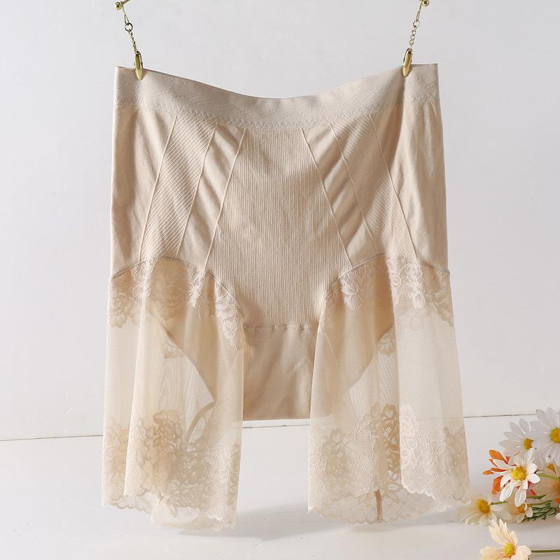 

Безопасные шорты женские летние для юбки больших размеров бесшовные шортики трусики женские сексуальные кружевные против натирания подъюбник боксеры 4XL (55-80KG)