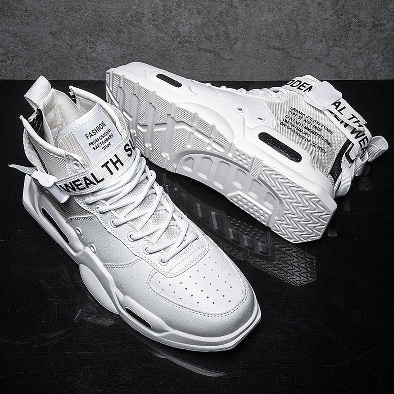 Pánská móda Prodyšná Pánská obuv Podzimní Hip-hop Vysoké desky Obuv Móda Obuv pro volný čas