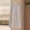 Spring 2026 Fashion High-Waist Elastic Pants for Middle-Aged Women