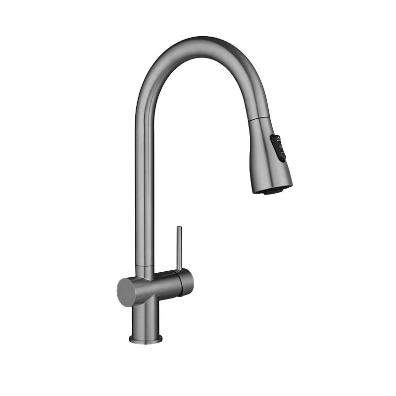 Moen 15350 Gunmetal Grey Pull-Out Kitchen Faucet