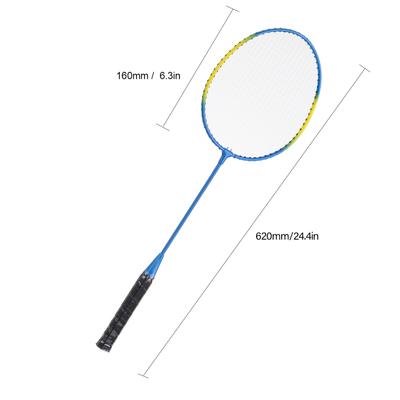 Badminton Combo Set Reusable Portable Sports Badminton System Set with Net for Outdoor