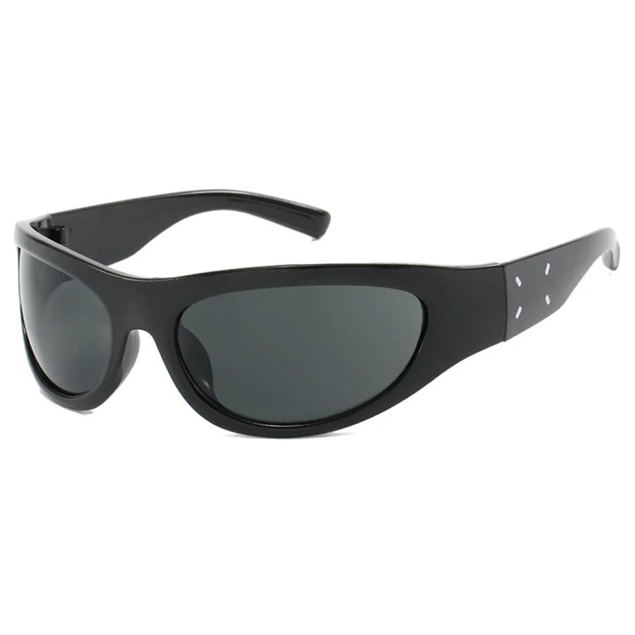 Y2k Sports Sunglasses Women Men  Luxury Brand Fashion Classic Punk Sun Glasses Female Retro 2000' Futuristic Sunglass Shades