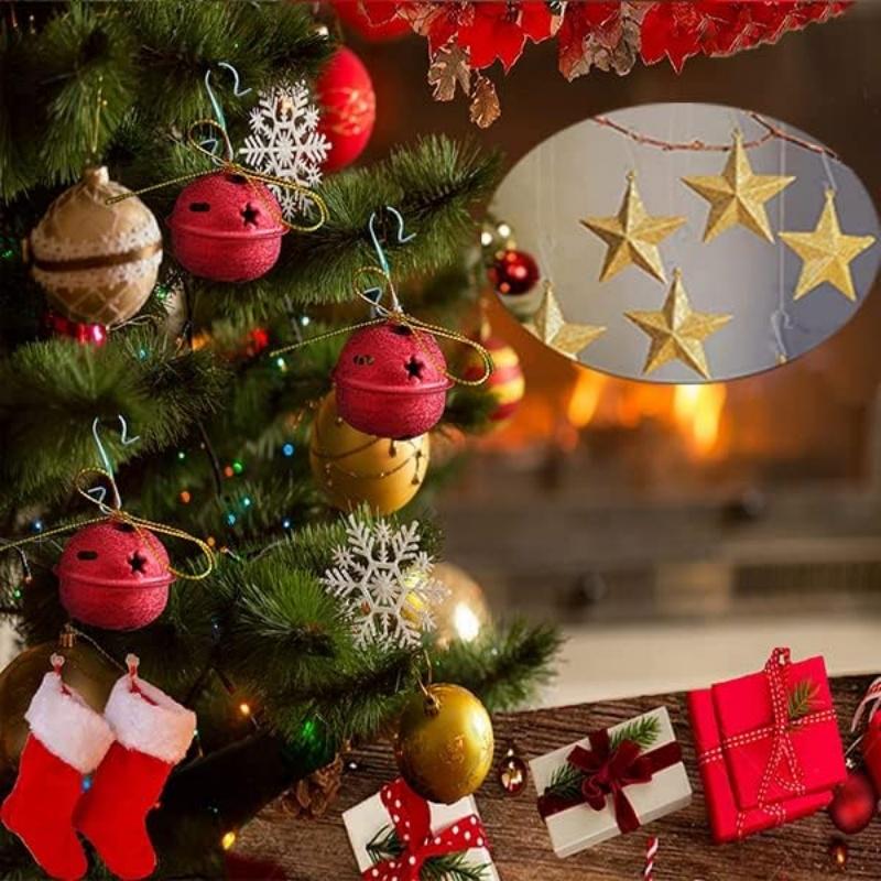 50PCS/100PCS Christmas Hook S-Shaped DIY Xmas Tree Pendant Christmas Decoration Doll Hooks For Home Party Baby Bedroom Accessory