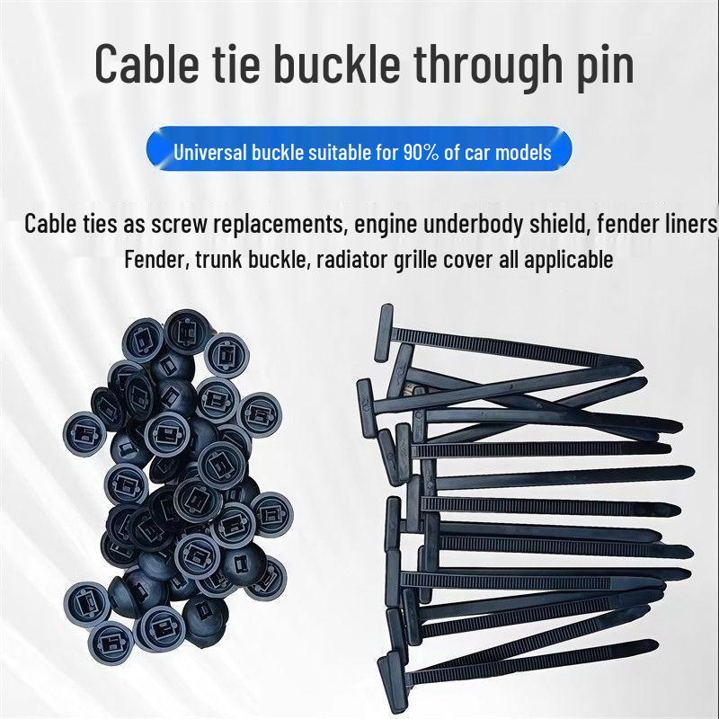 Universal Fit Cable Tie Buckle for Trunk Fender and Mudguard - Compatible with Mercedes-Benz and BMW