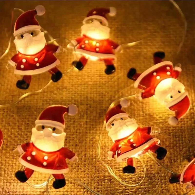 1M 10-LED Christmas String Lights – Festive Holiday Decor for Home, Tree, and New Year Celebrations