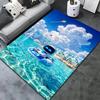 ASTRO BOT Carpet Rug for Living Room Bedroom Home Sofa Decoration,Kids play Non-slip Floor Mat