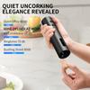Rechargeable Electric Wine Opener Set Automatic Corkscrew with Foil Cutter Wine Pourer Vacuum Stopper Bar Accessories Kit