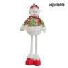 Retractable Standing Santa & Snowman Window and Desktop Christmas Decoration Ornament