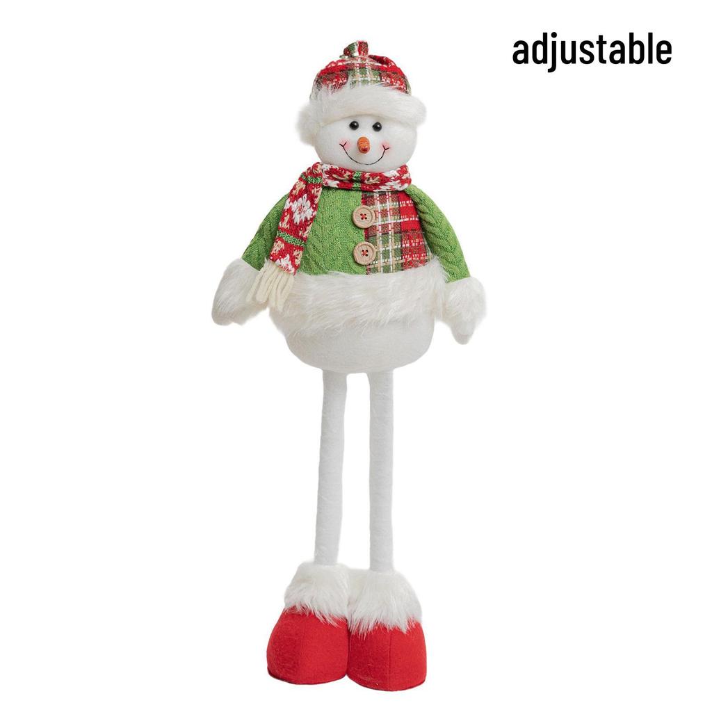 Retractable Standing Santa & Snowman Window and Desktop Christmas Decoration Ornament
