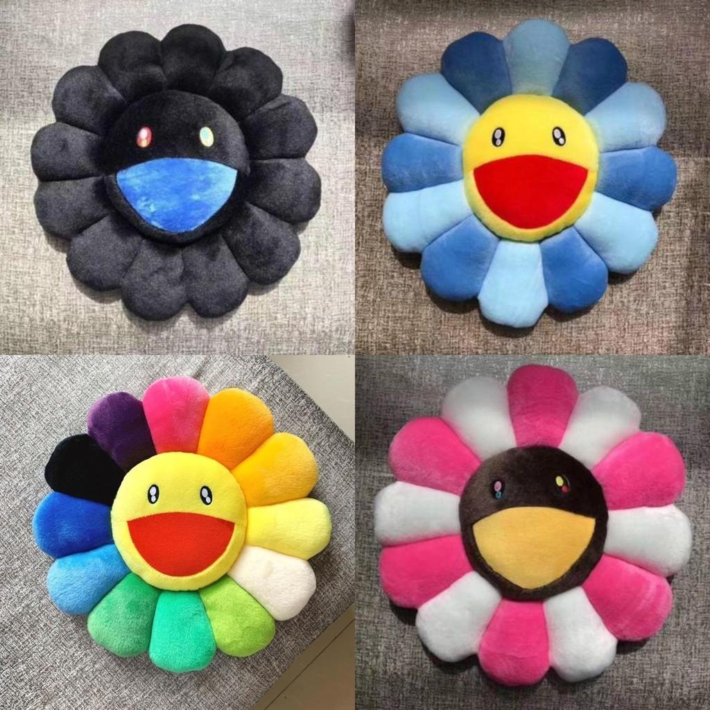 Soft And Comfortable 40cm Takashi Murakami Rainbow Flower Pillow Plush Toy