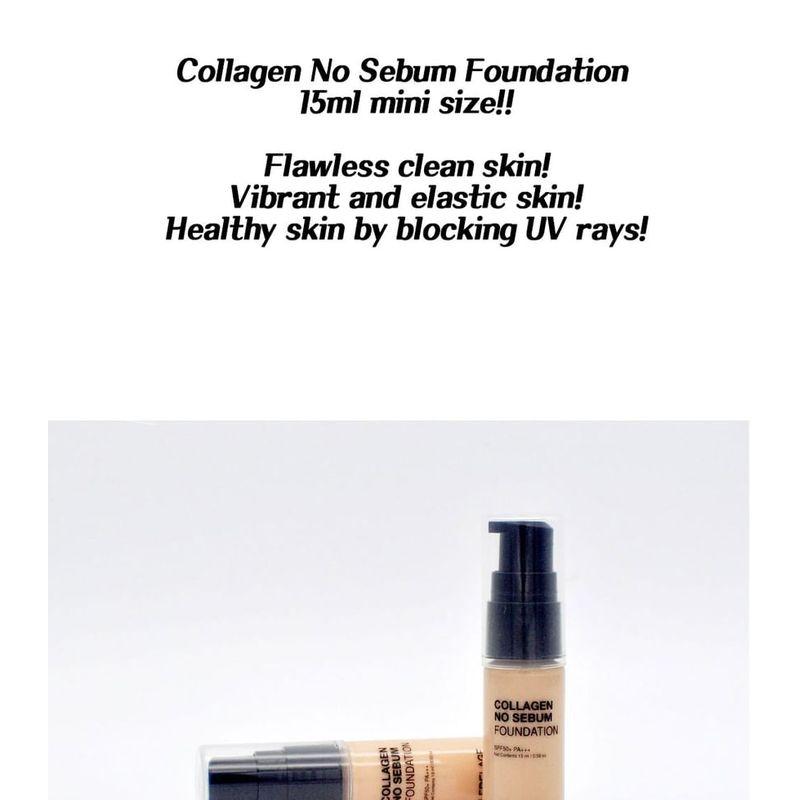 LEBELAGE - Collagen No Sebum Foundation Mini - 3 Farben