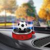 Solar Powered Football Car Air Freshener Perfume Holder With Essential Oil For Stylish Vehicle Decoration And Freshing Scent