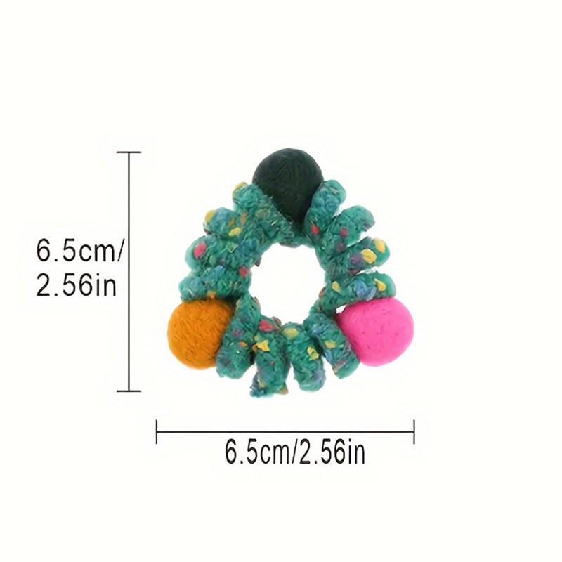 1 Piece of Simple and Fresh High Elasticity Fashionable Telephone Coil Rubber Band Matte Hair Accessory 7 * 7 * 2cm