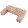Cylinder Socket Toy Beech Wood Educational Knobbed Cylinders Blocks for Early Childhood Education