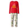 Print Cute Family Set Pajamas, Home Clothes, Family Set Long Sleeve Top Pants Set