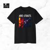 Dire Straits Band T Shirt Cotton Concert Outfit Vintage Washed Streetwear Versatile Soft Stylish Comfortable Unisex Slightly