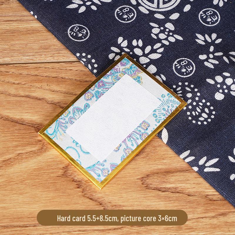 Calligraphy Desk Ornament: Creative Song Brocade Display, Xuan Paper DIY Card, Decorative Cultural Picture Frame Gift