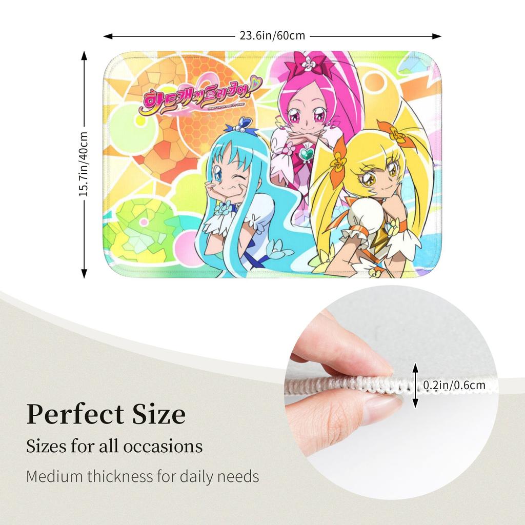 Pretty C-Cures Doormat Non-Slip Entrance Welcome Kitchen Bathroom Floor Door Mat Sweet Angel Toilet Living Room Carpet Rug