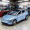 NEU 1/32 Tesla MODEL Y MODELY Legierung Auto Modell Sound und Licht Pull Back Kinderspielzeug Sammlerstücke Geburtstagsgeschenk